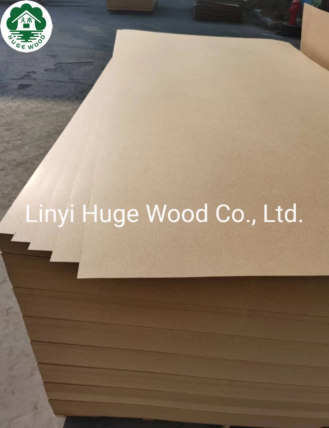 E1 E0 1220*2440 High Gloss Super Matte PVC Plastic Veneer Melamine Paper Laminating Finish Wood Panel MDF Board