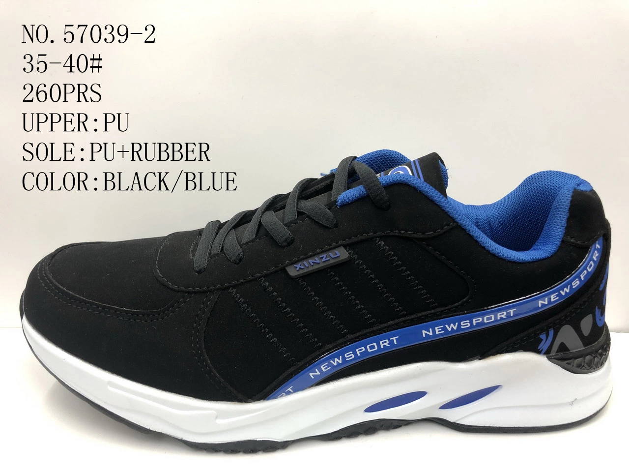 PU Material Men and Lady Outdoor Sport Shoes