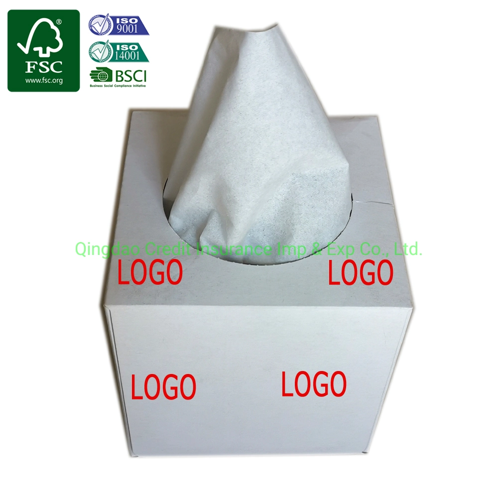 Eco-Friendly Disposable Soft Tissue Paper Box Package Facial Tissue Paper