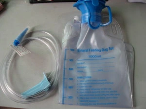 Disposable Medical Approved Cross Valve Luxury Urine Collection Drainage Bag with Slide Clamp& Air Inlet Filter Ce&ISO