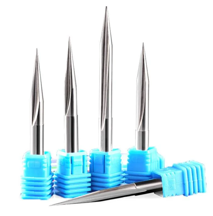 نهاية حز ميل حز قاطع القبور Tungsten كاربيد Drill Bit أداة التفريز في شكل نحت على شكل حرف V