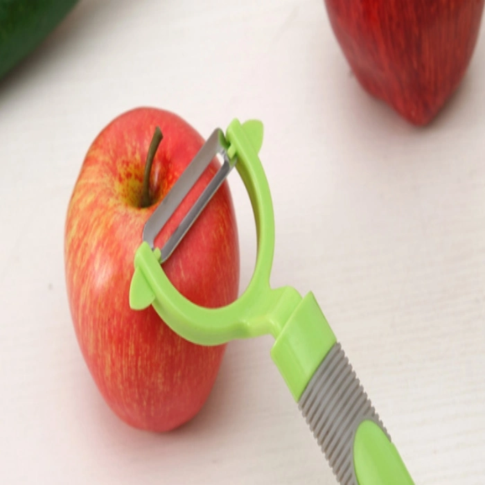 Factory Wholesale/Supplier Creative Multifunctional Plastic Fruit Tools U-Shaped Peeler