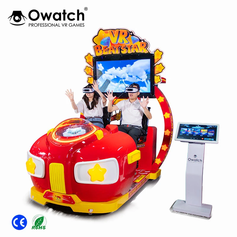 Amusement Park Rides Two Seats 9d Robot Vr Cinema 9d Virtual Reality Simulator Arcade Game Machine 9d Cinema