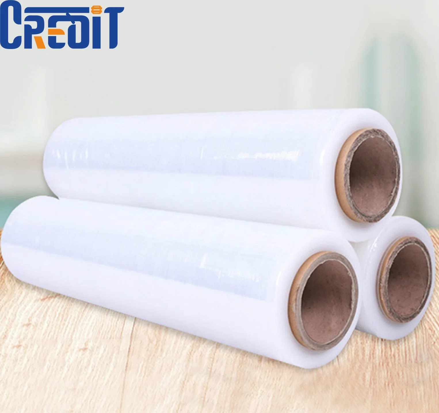 Packaging LLDPE Polyethylene Pallet Stretch Wrapping Film High Strength Express Packaging Moisture-Proof Factory Price Customize