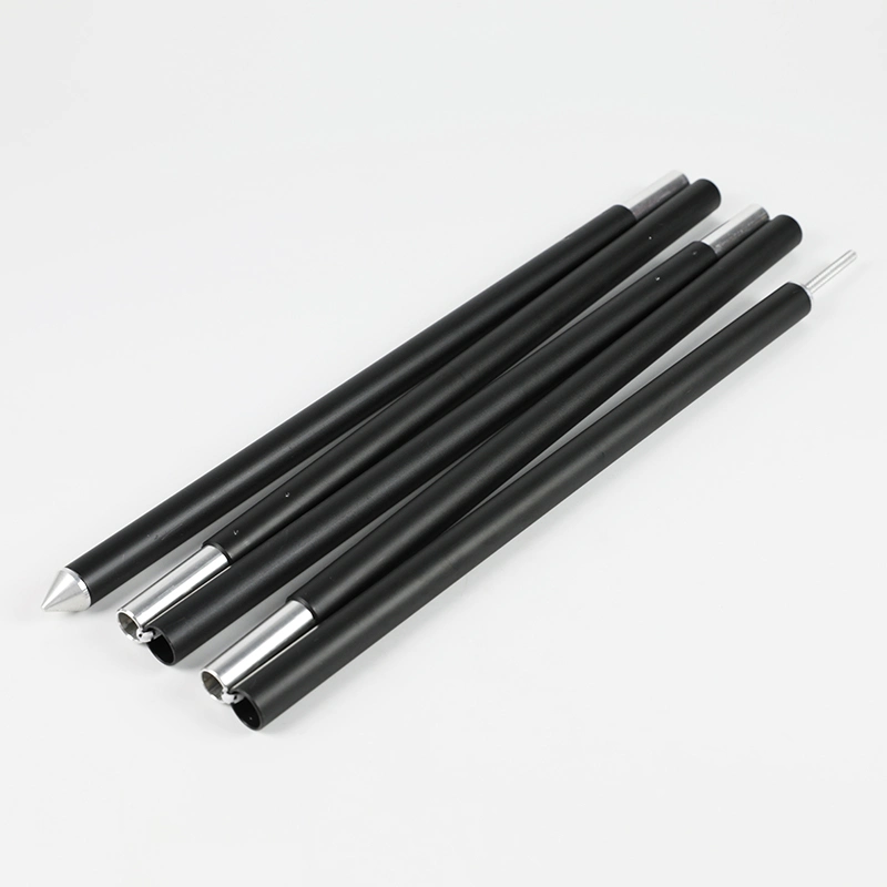 19mm Diameter Aluminum Alloy Adjustable Tent Support Rod, Tent Accessories Aluminum Tube, Anodized Aluminum Tube