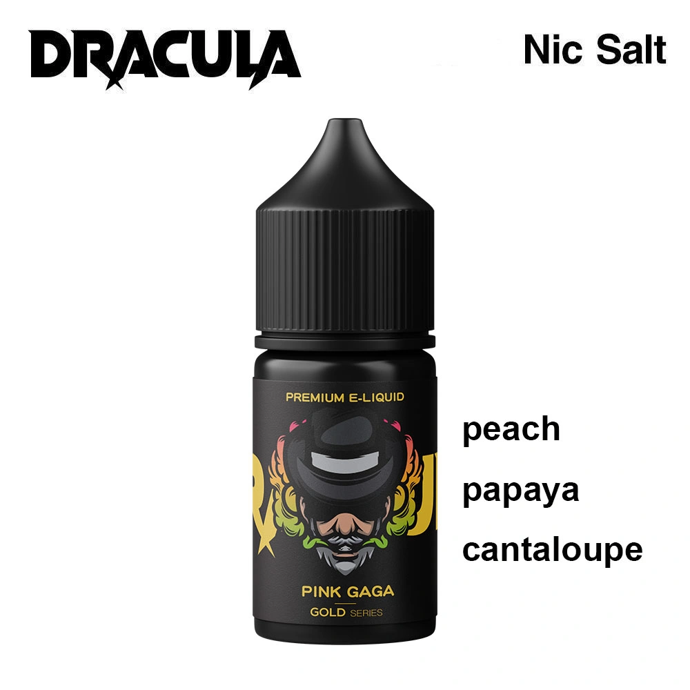 Dracula Gold Peach, Papaya, Cataloupe Flavored Vape Juice, Nicotine Salt E-Liquid Wholesale, E-Juice OEM&ODM Manufacturer
