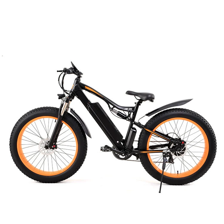 48V 17.5ah Electric Bicycle Full Suspension Emtb 26*4 Inch Fat Tire Ebike Electric Dirt Bike for Adults
