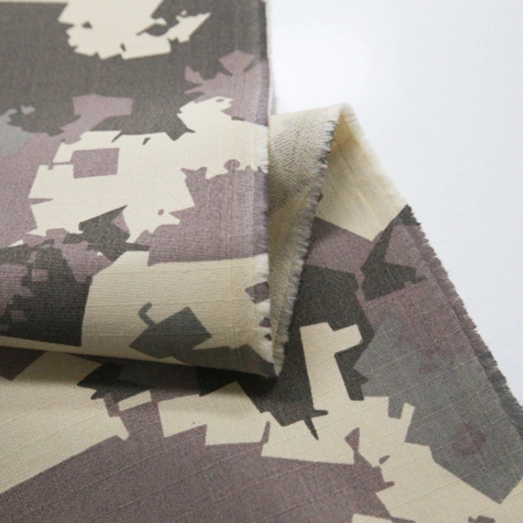 100% Nylon Camouflage Laminated with PTFE Membrane Waterproof Breathable for Military Style Fabric