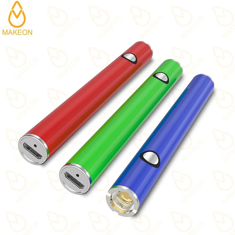 Rechargeable 510 Thread Vape Pen Battery Adjustable Voltage 350 mAh Custom Available