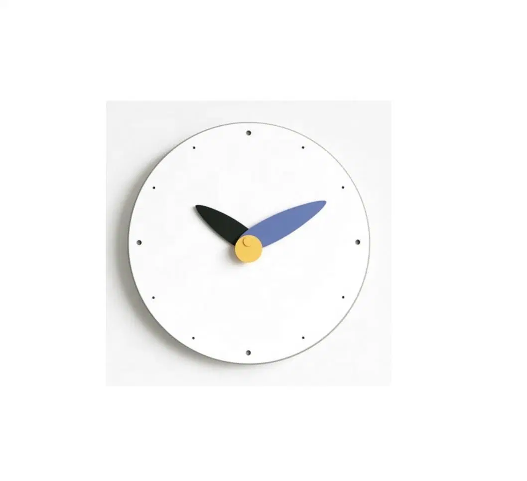 Modern Vogue Colorful Silent Sweep Round Home Art Decorative Wall Clock