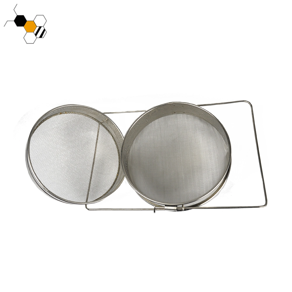 Honey Strainer Stainless Steel Double Layer Honey Sieve Strainer Honey Filter