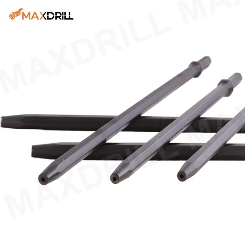 11 Degree Hex22 Jack Hammer Tungsten Carbide Rock Drilling Integral Drill Steel Hexagonal Shank Taper Drill Rod for Mining