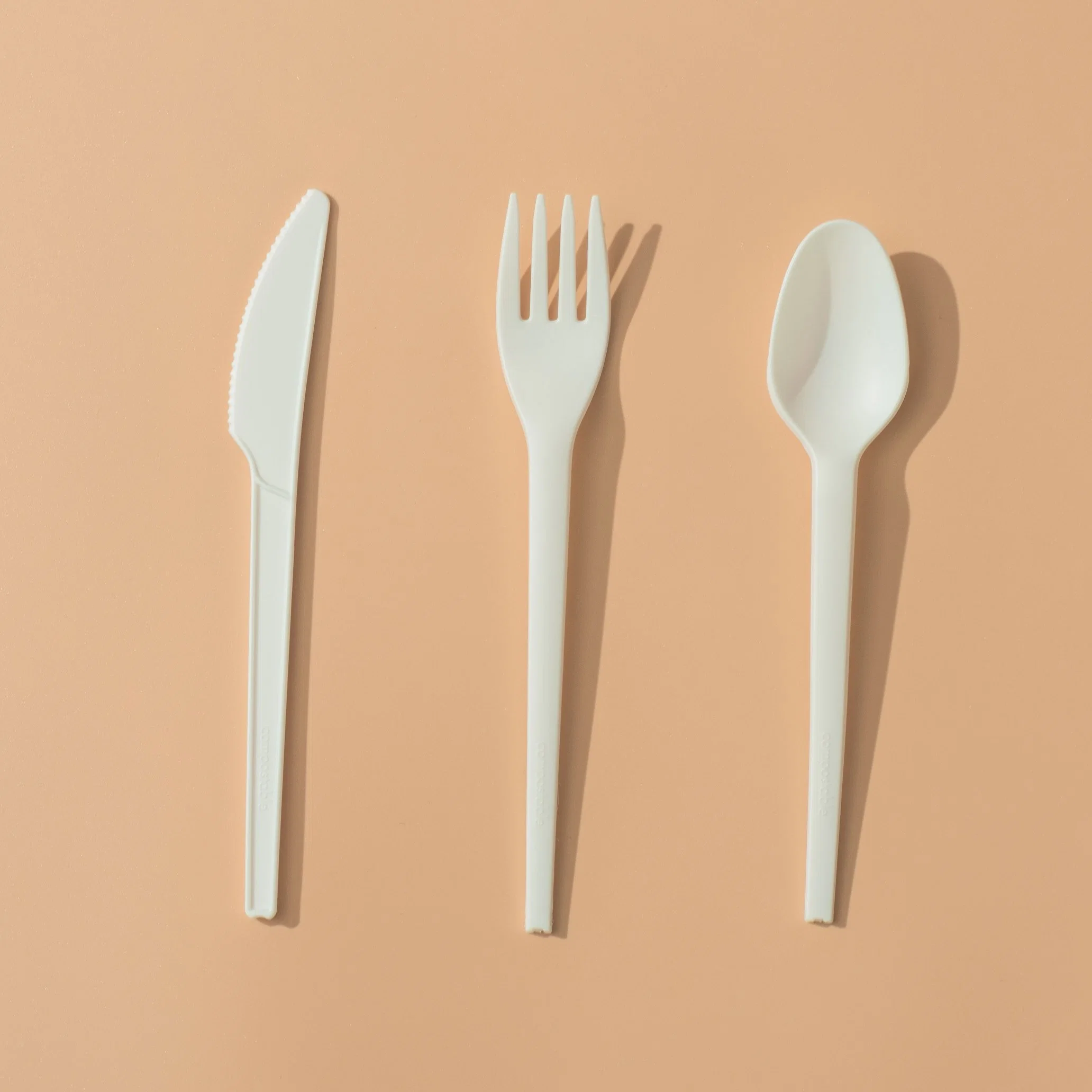 PLA Disposable Cutlery, 100% Biodegradable and Compostable