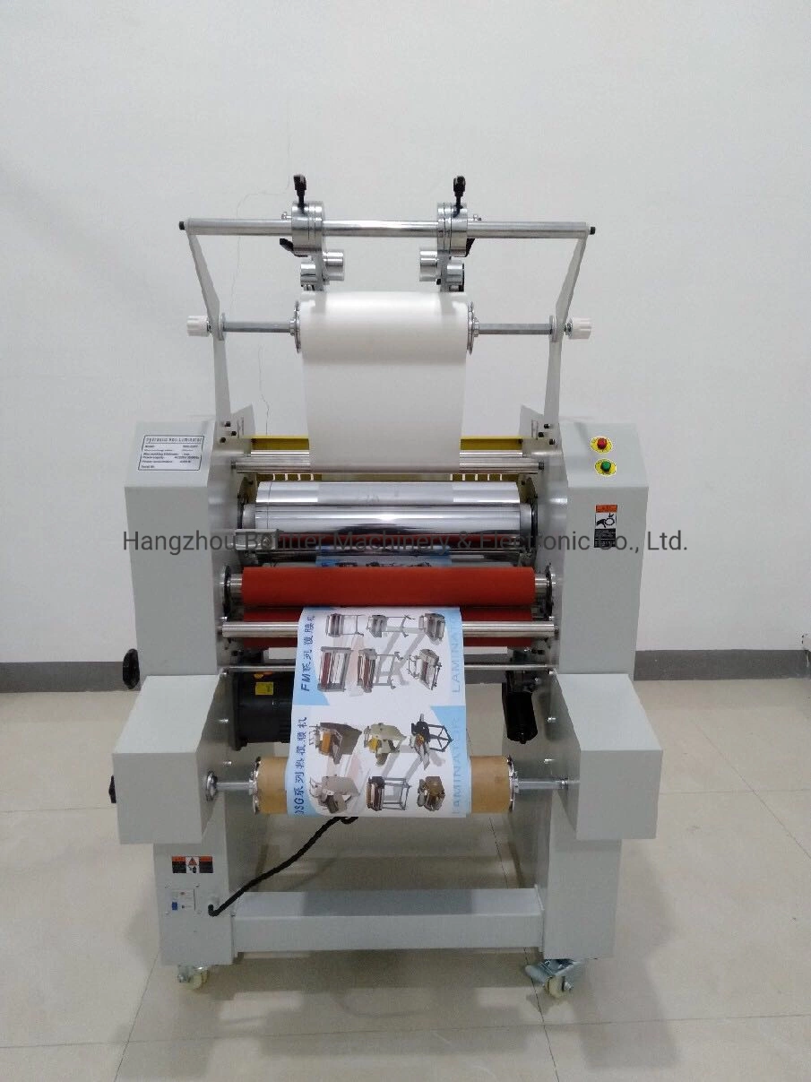 HTD-720 720mm 28inch Manual feed auto rewinding hydraulic hot roll laminator laminating machine