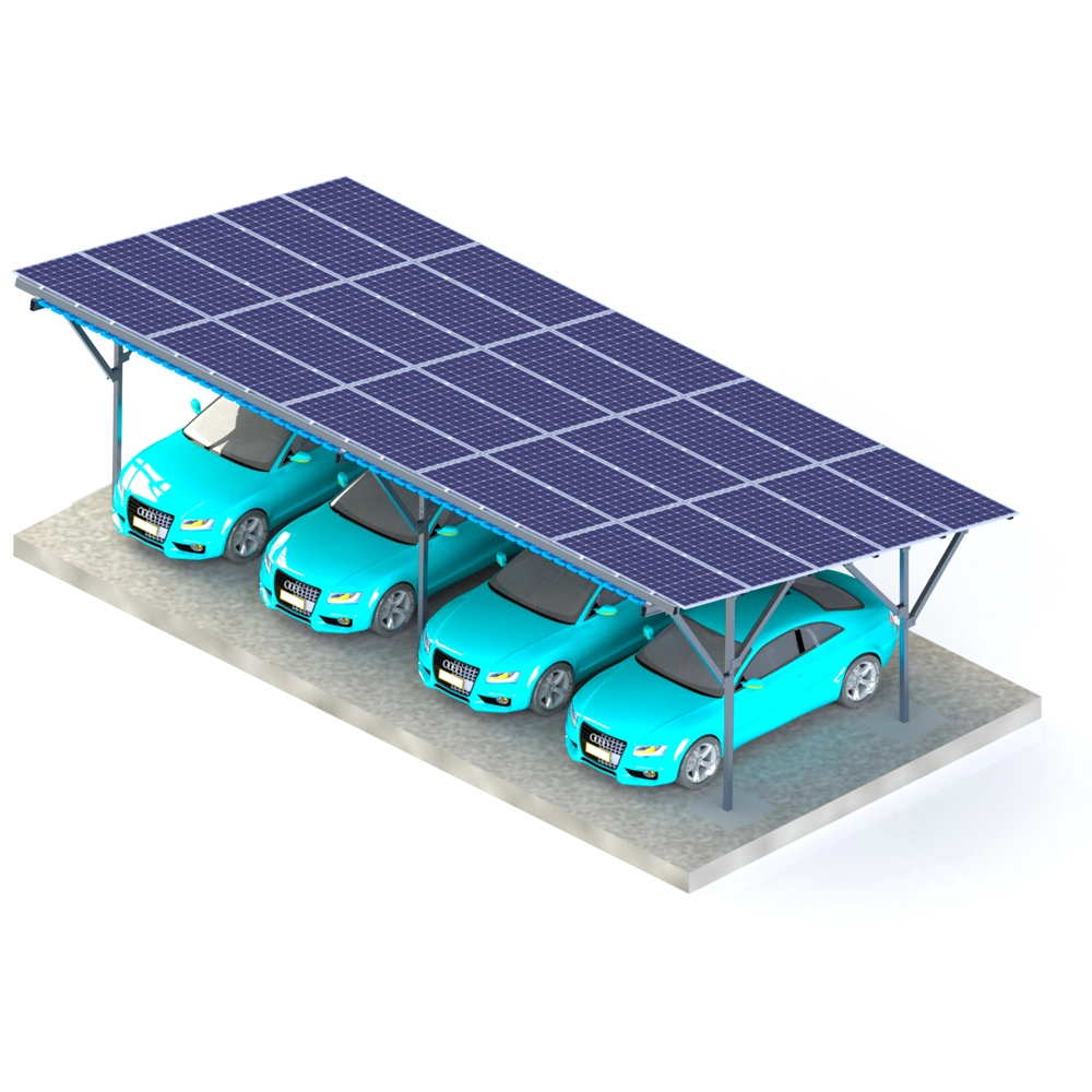 Solar Panel Mounting System Steel Easy to Install Adjustable Mounts Solar Carport Bracket