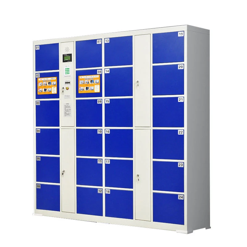 Steel Smart Fingerprint Operate China Parcel Digital Lockers Luggage Storage