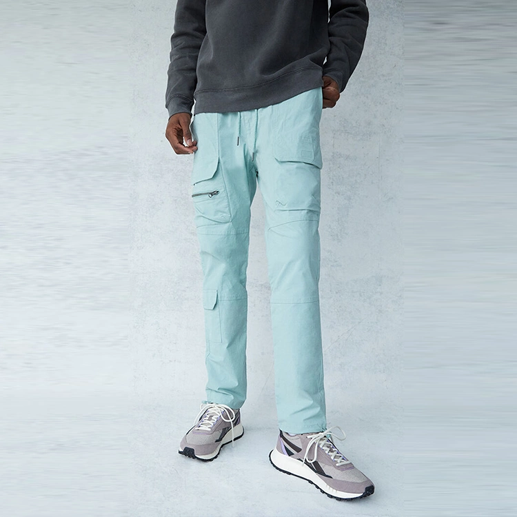 China Wholesale Pants Men Cargo Pants Side Pockets Design Jogger Pants Sport Wear Hiphop Clothing