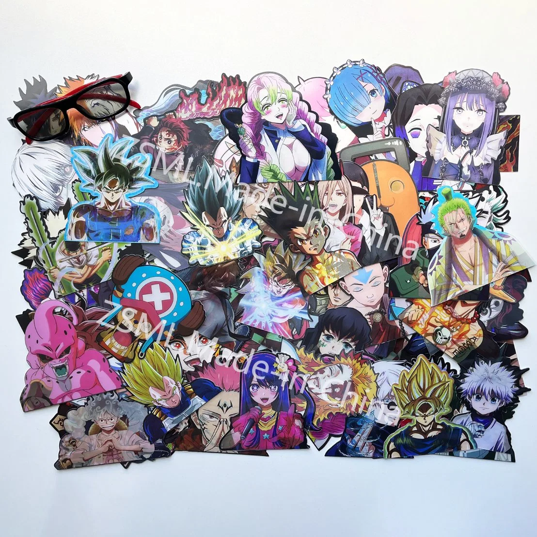 Mix Wholesale High Quality Anime Stickers Motion Decals for Cars, Laptop, Refrigerator, Suitcase, etc. (Pls Contact us for Full Catalogs)