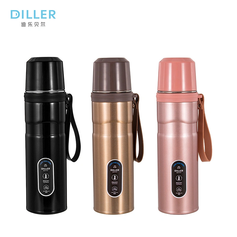 750ml Custom Logo Stainless Steel Double Wall Water Bottle Vacuum Flask