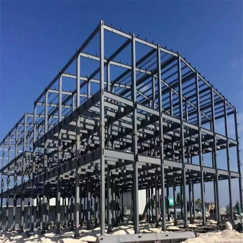 Metal Modern Prefabricated Light Steel Structure Buildings Car Parking