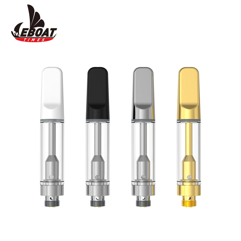 Stainless Steel Thick Oil Cartridge Disposable/Chargeable 1 Ml 510 Thread Empty Glass Tank Vape Carts