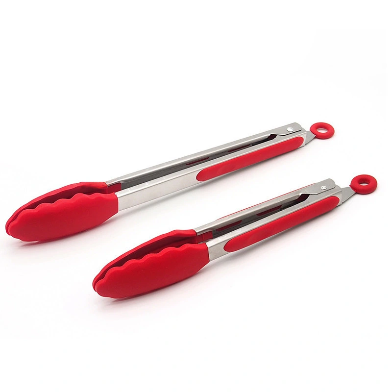 Talheres para Cozinhar Conjunto de 3 Tongs de Aço Inoxidável 304 para Churrasco e Cozinha