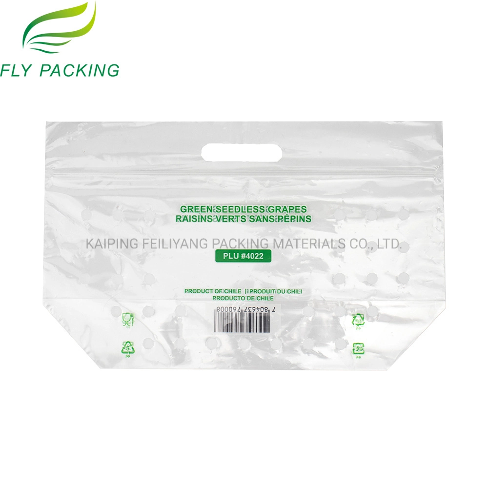 Wholesale/Supplier Food Grade Safe Plastic Zipper Grape Plastic Packing Material Fruit Bag