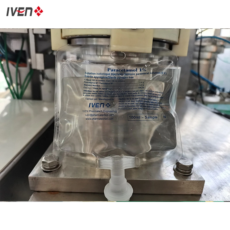 Machine de remplissage de sac souple pour liquide intraveineux/clé en main pour produits pharmaceutiques et médicaux Projet
