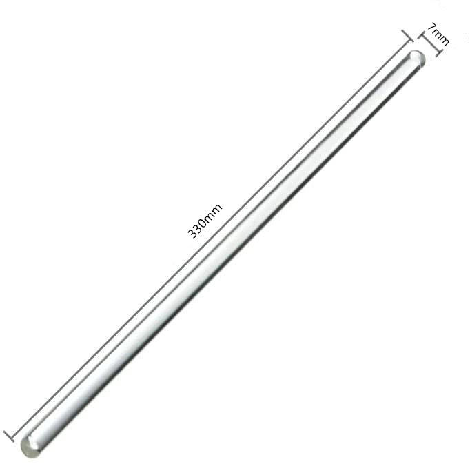 Laboratory Glassware Stirred Rods Borosilicate Clear Glass Stirring Rod with Rounded Ends