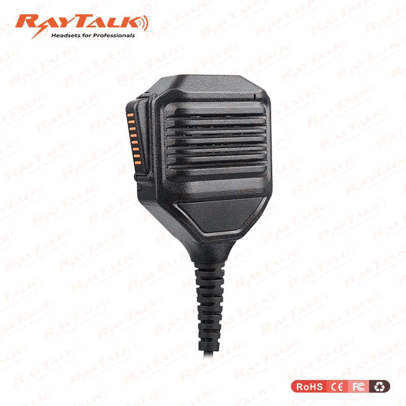 Heavy Duty Remote Speaker Microphone Two Way Radio Certificated IP67 Waterproof Microphone Speaker