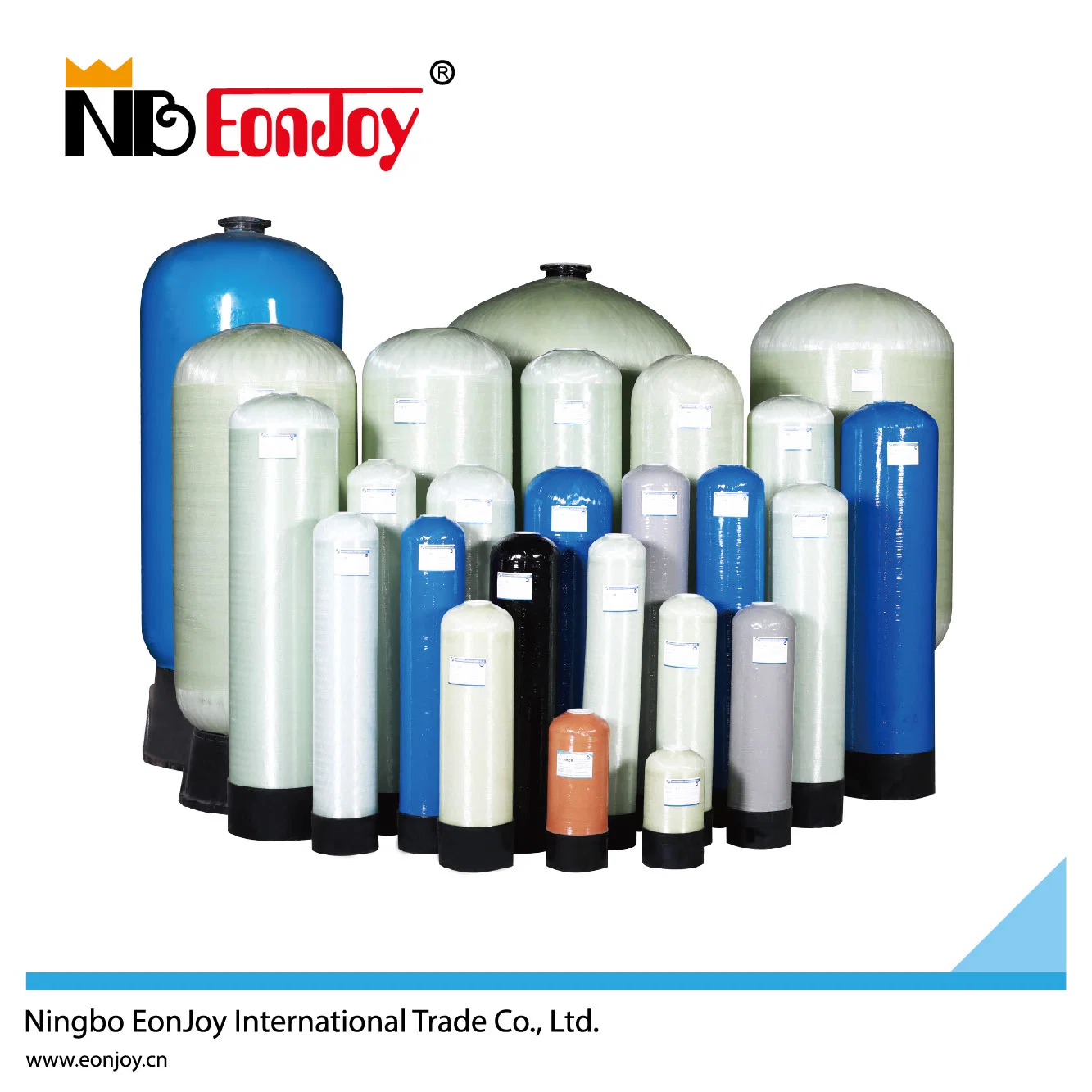 High Performance Natural FRP Pressure Tanks for Water Softner