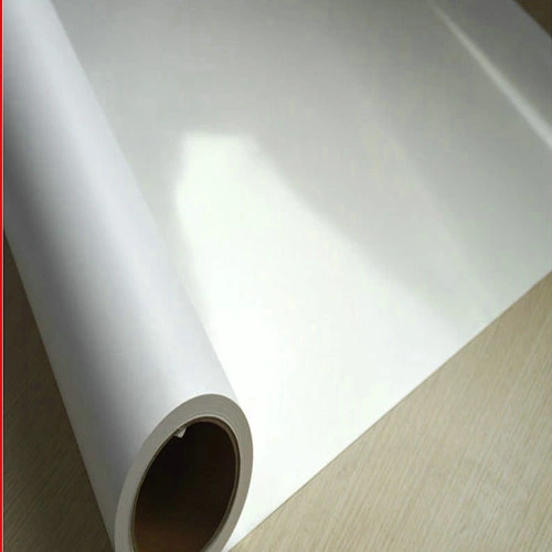 Printable Self Adhesive Vinyl Roll Film Advertising White Printing Sticker