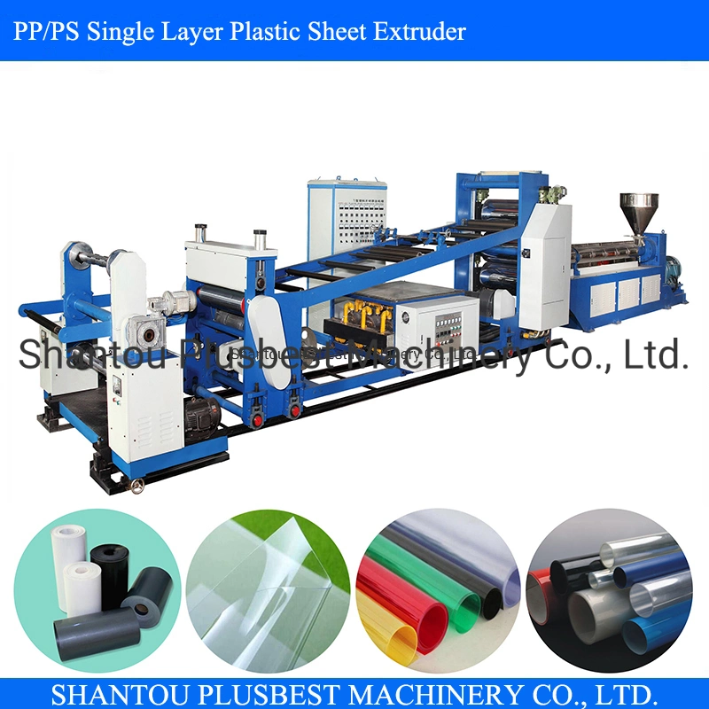 PP PS HIPS ABS EVA Single Screw Plastic Sheet Extruder Thermoforming Sheet Extrusion for China Brand