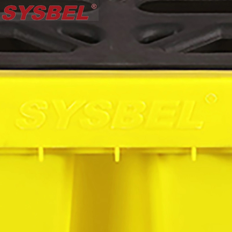 Sysbel CE Approved 70 Gal 4 Drum Secondary Containment and Spill Control Poly Spill Pallet