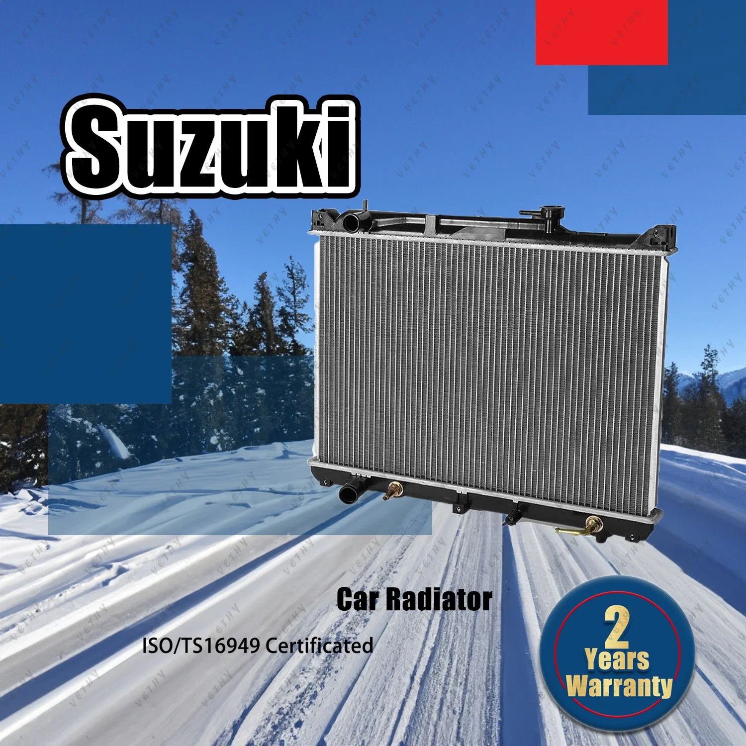 Suzuki S-Cross Radiator Efficiency: Stainless Steel Core and Cooling Fins for Urban Exploration