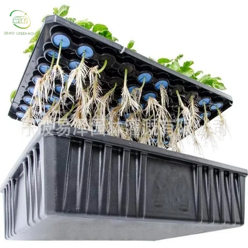 7Magic blanc noir Panier hydroponique Aeroponic hydroponique de la coupe du filet La plantation de pots de plantes de pépinière Soilless organique