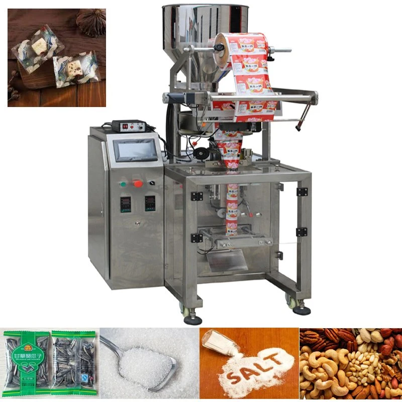 Embalagem de enchimento vertical automática de snacks/arroz/feijão/sementes/especiarias/saqueta de açúcar Máquina com volumétrico Copo