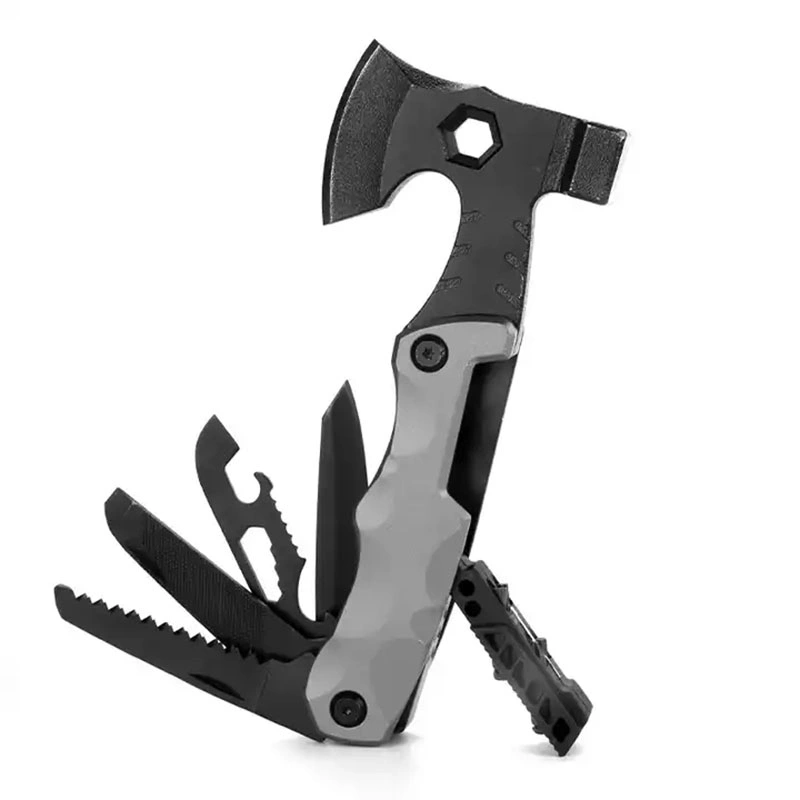 2023 Neue 15in1 Outdoor Multitool Hammer Axe Zangen Messer Klinge Schraubendreher Säge Survival Tools Hammer Multi Tool