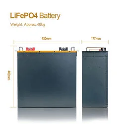 48V DC Power Supply Energy Storage Lto Battery Telecom Power Battery Solar Storage Battery 48V 50ah 200ah