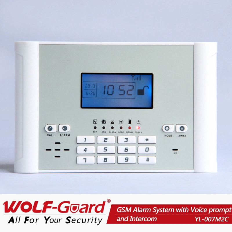 Mobile Call GSM Alarm with Two-Way Intercom&Listen-in (YL-007M2C)