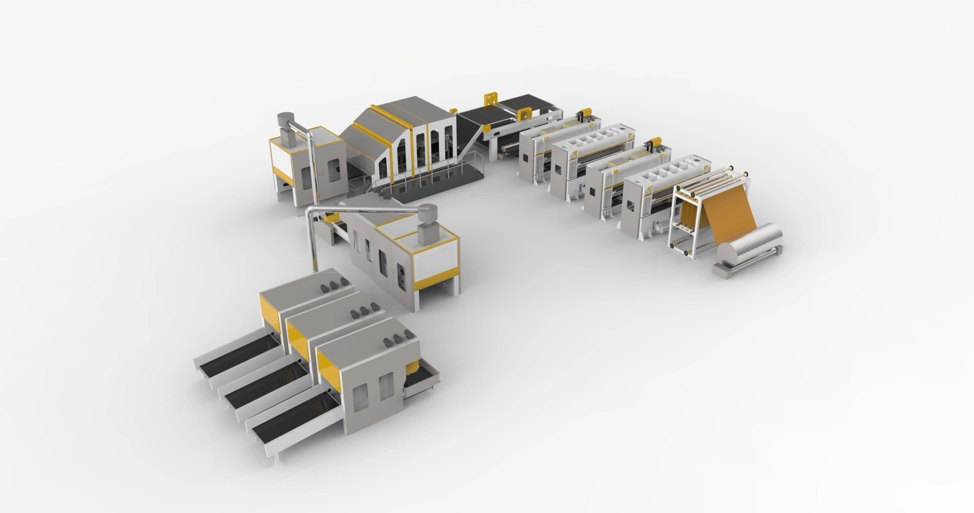 Wadding CE/ISO9001 a. L Nude Packing, Wooden Case Cross Lapper Carding Machine