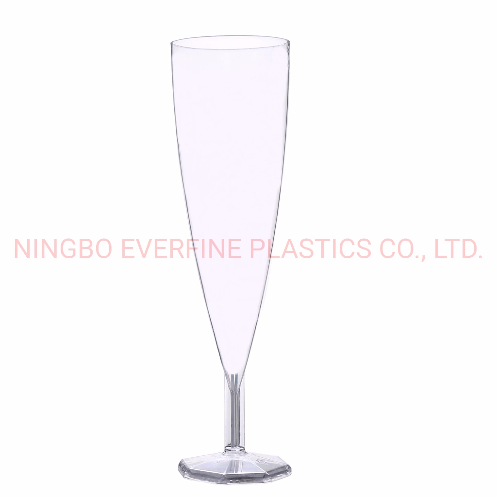 5.5Oz copa de champán de plástico desechables productos de plástico (PS).