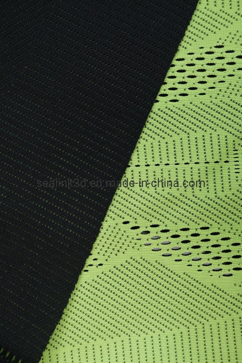 Cationic полиэфирная ткань Mesh для спортивной одежды обувь внутренней панели боковины