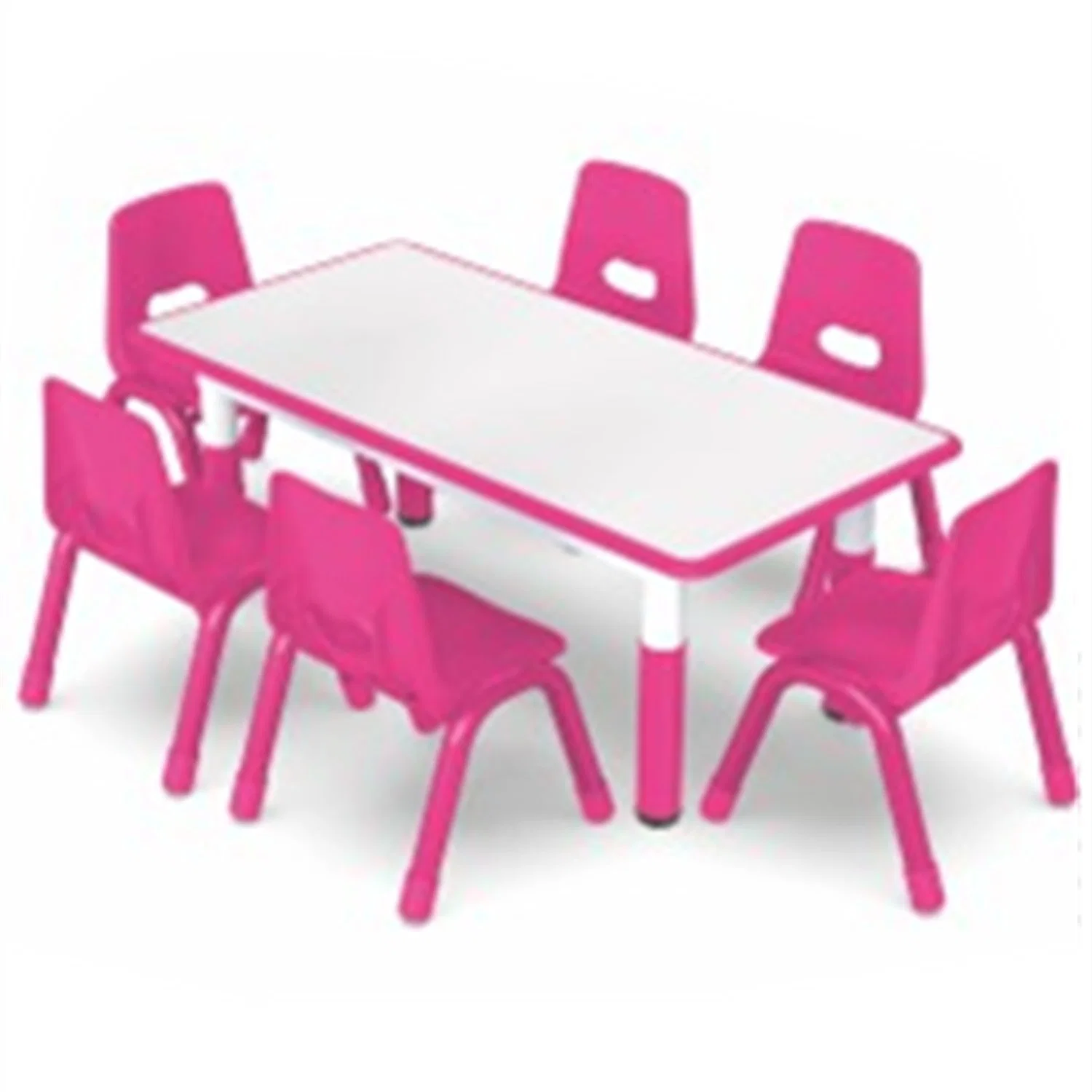 Kindergarten Children&prime; S Tables and Chairs Kids Plastic Eating Desk SL72