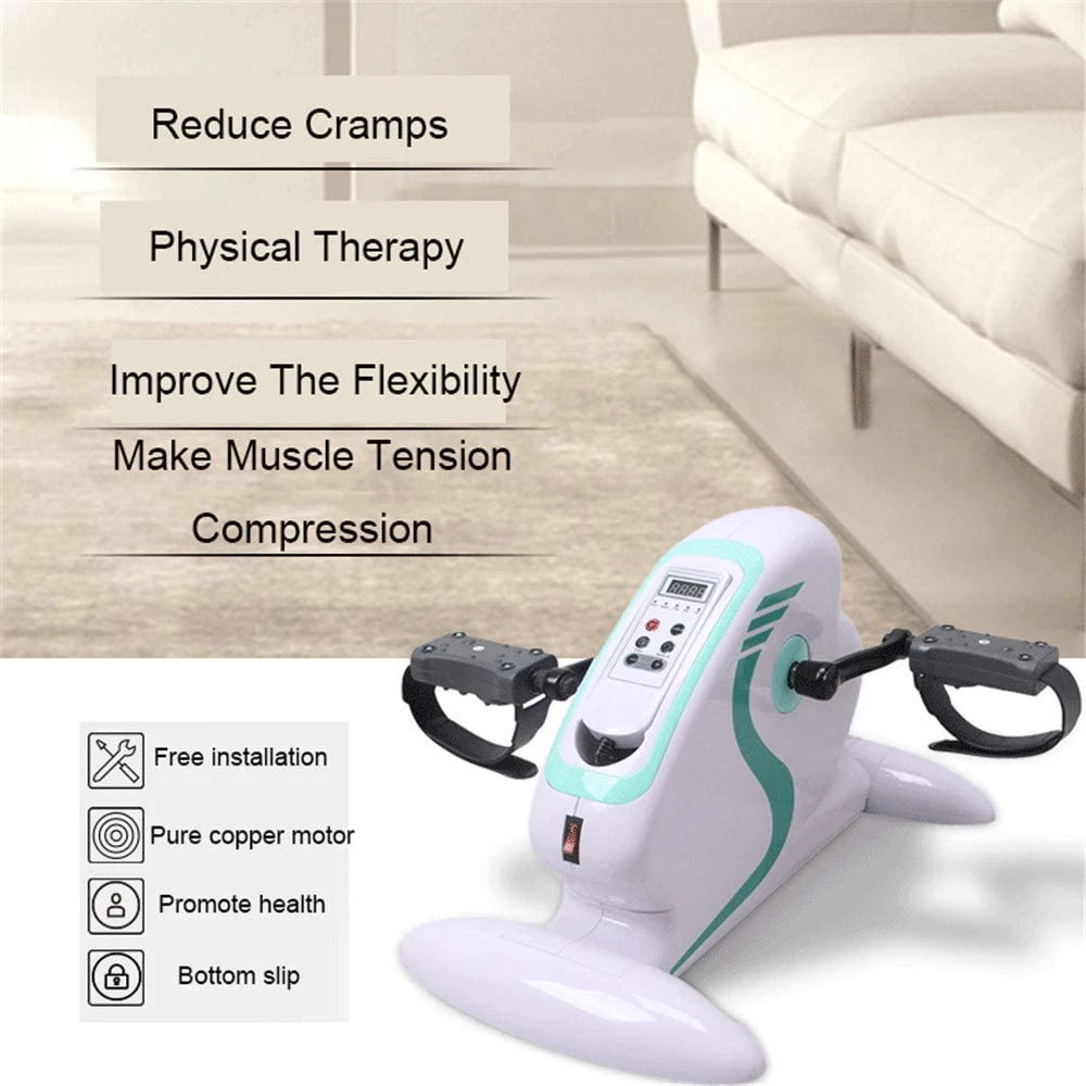 Fitness Motorized Electric Mini Exercise Bike Pedal Exerciser Electric Pedal Exerciser for Seniors