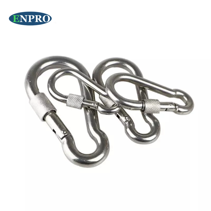 DIN 5299 Stainless Steel Snap Hook Stainless Steel Spring Snap Hook Carabiner Hooks