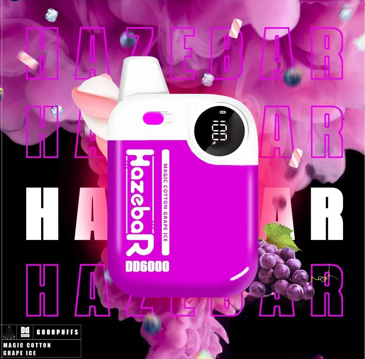 Personalizar Hazebar Zbood DD6000 Nikotin Jordania Lavie leche xBox Puff Vape