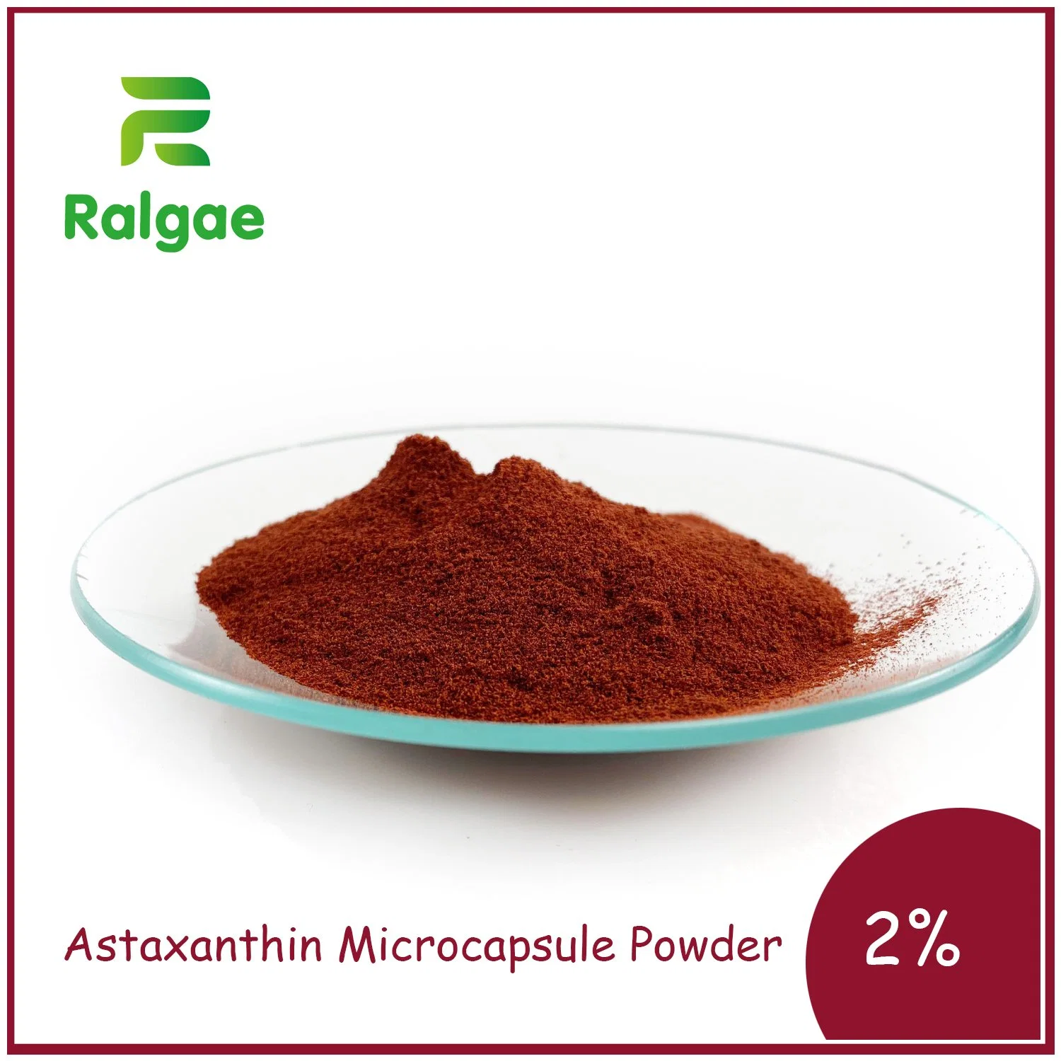 Phaffia rhodozyma Microcapsule em pó 2% frio solúvel em água aumentar a nutrição e antioxidante da Indústria de Alimentos