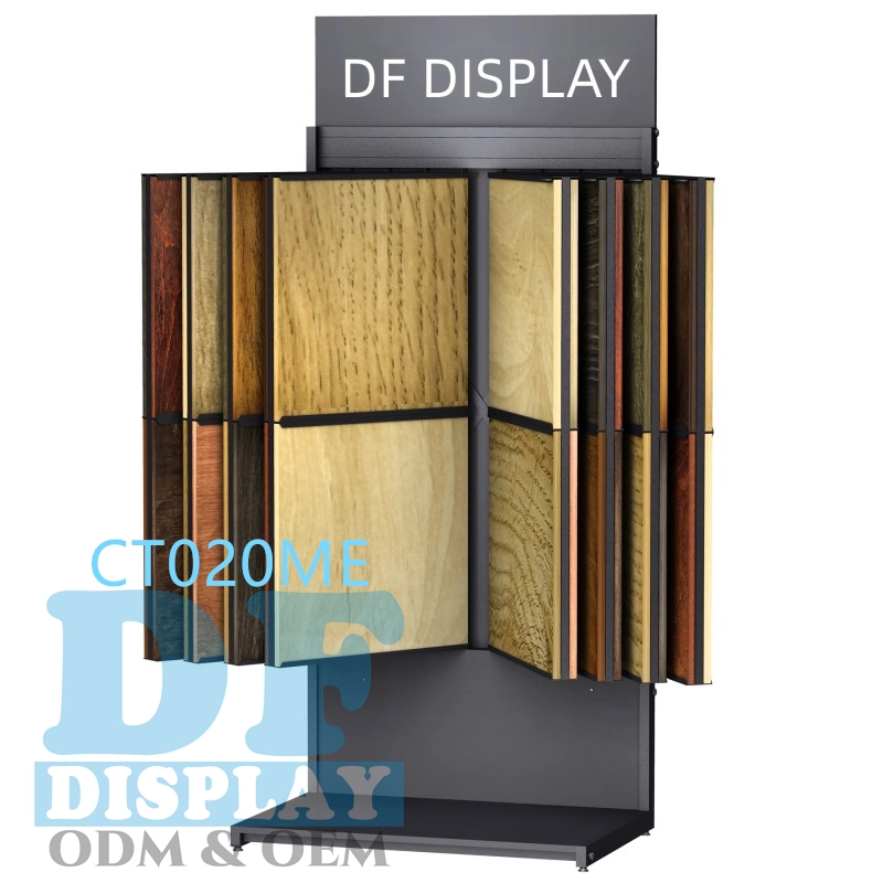 Stone Sample Board Display Tile Display Rack Ceramic Panel Stand Wood Ceramics Tiles Display Stand Horizontal Stone Tile Showroom Display Stand