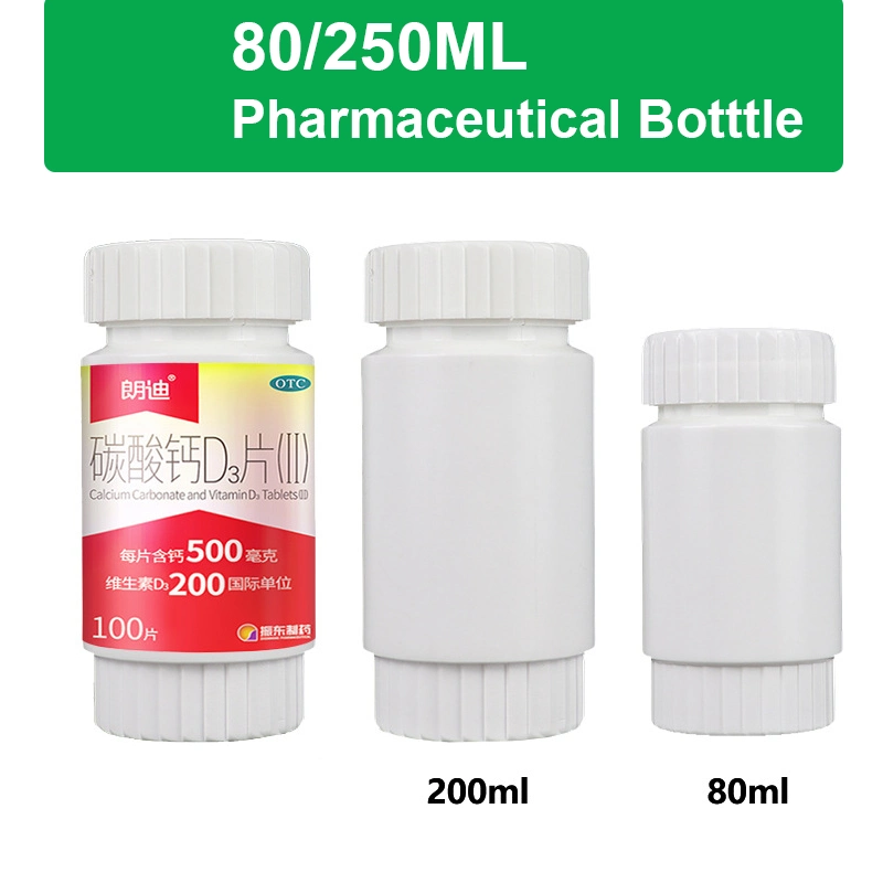 Pharmaceutical 80ml/ Capsule/Tablet/Vitamin/Calcum Bottle